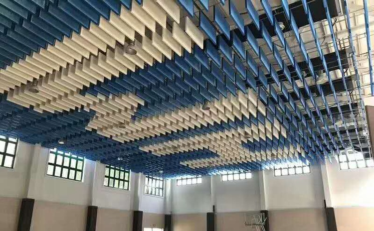 浙江舟山體育館空間吸聲體聲學工程-1 浙江舟山體育館空間吸聲體聲學工程-1